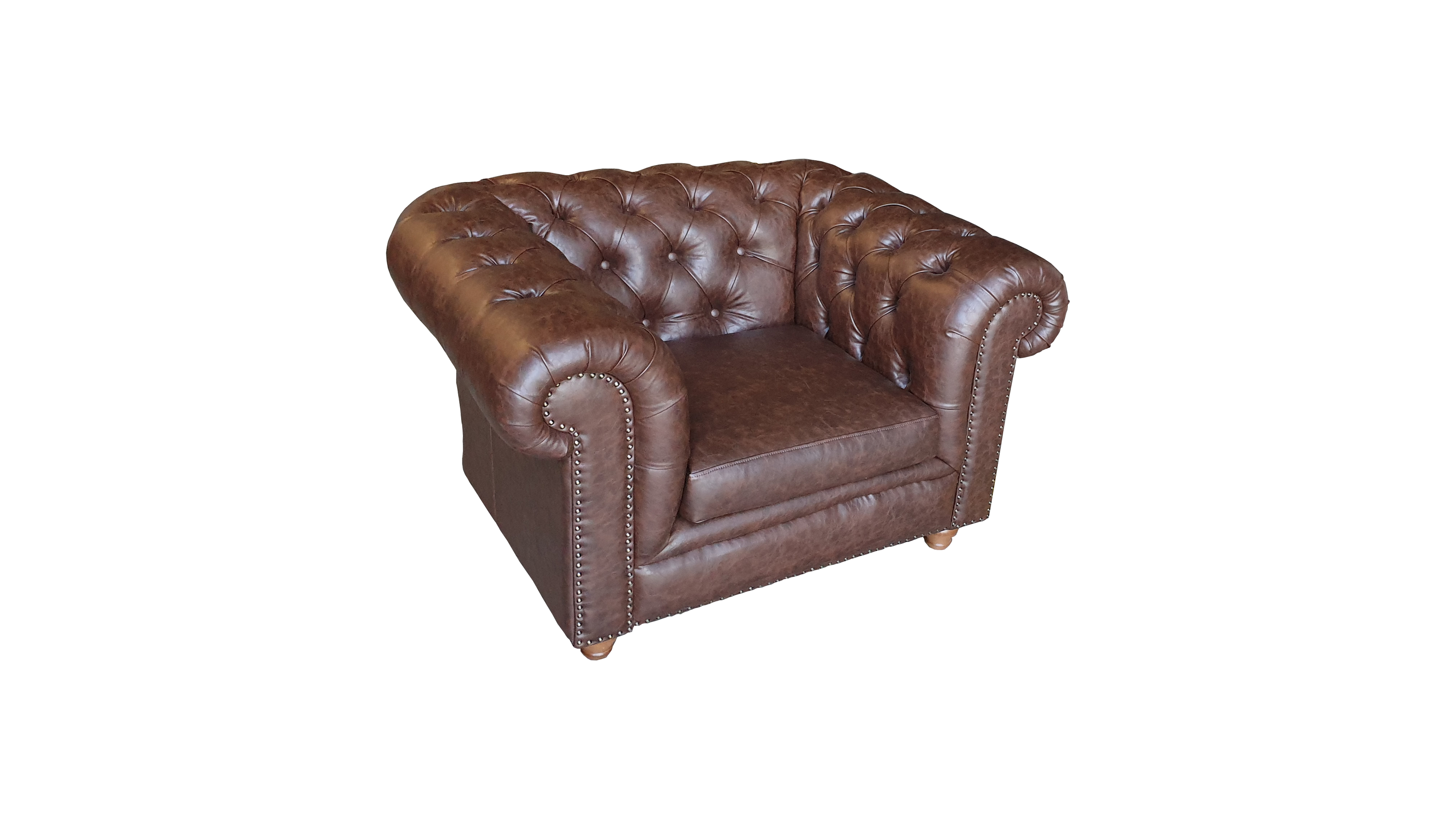 Arab Afdaling veer Chesterfield bank, 1 zits fauteuil (125x100cm) | Partyverhuur specialist -  Accuraat Verhuur