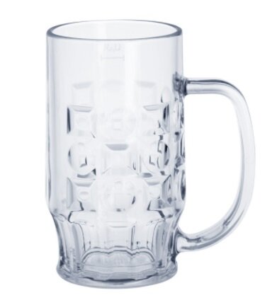 silhouet Verdienen een kopje Bierpul plastic 0,5 ltr (let op: maatstreepje op 0,4 ltr) (per 15 stuks) |  Partyverhuur specialist - Accuraat Verhuur